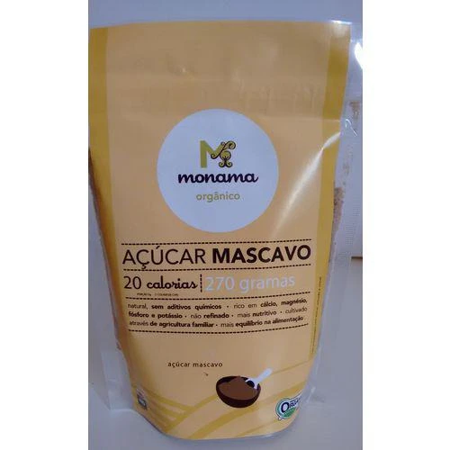 AÇÚCAR MASCAVO ORGÂNICO MONAMA 270G