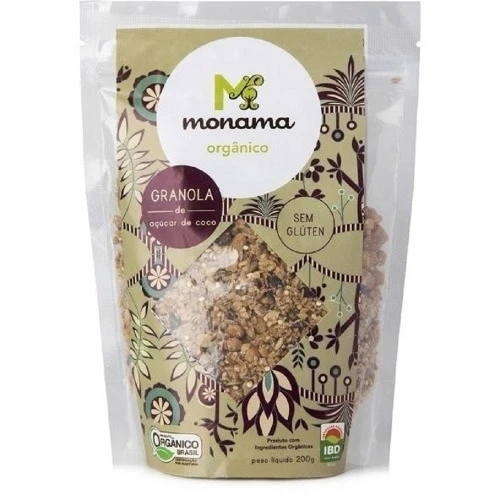 GRANOLA AÇÚCAR DE COCO 200G MONAMA