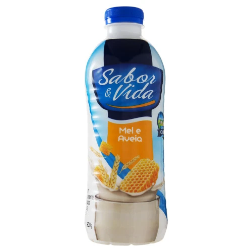 IOGURTE PARCIALMENTE DESNATADO MEL E AVEIA SABOR VIDA GARRAFA 900G
