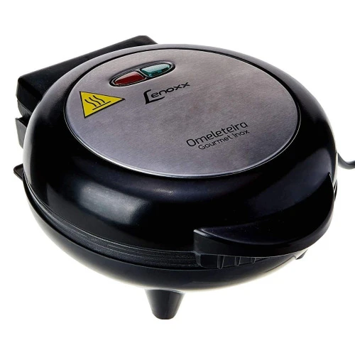 OMELETEIRA ELÉTRICA ANTIADERENTE GOURMET INOX 127V LENOXX