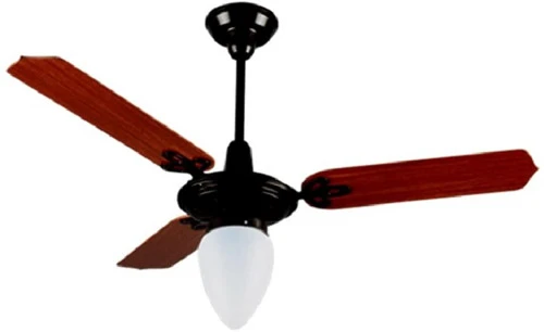 VENTILADOR TETO ARGELUX 3 PÁS MOGNO EIXO PRETO 127V 130W REF 1019