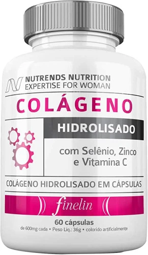 COLÁGENO HIDROLISADO 600MG 60 CÁPSULAS NUTRENDS