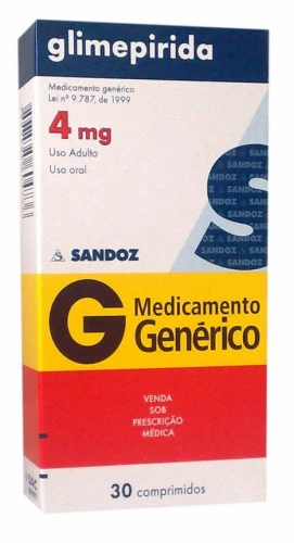 GLIMEPIRIDA 4 MG 30 COMPRIMIDOS SANDOZ GENÉRICO