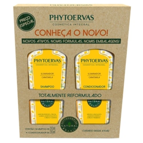 KIT SH CO PHYTOERVAS 250ML ILUMINADOR UNIT
