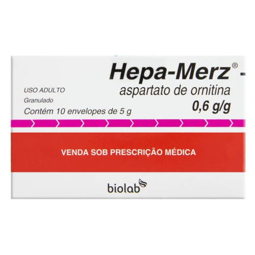 HEPA MERZ 0 6G G BIOLAB CAIXA 10 ENVELOPES