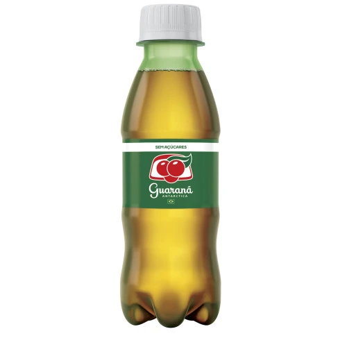 REFRIGERANTE ZERO AÇÚCAR GUARANÁ ANTARCTICA GARRAFA 200ML