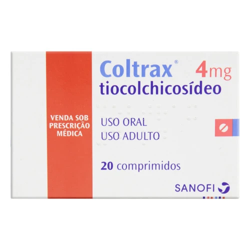 COLTRAX 4MG SANOFI CAIXA 20 COMPRIMIDOS