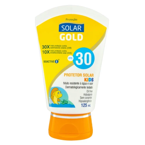 PROTETOR SOLAR FPS 30 SOLAR GOLD KIDS BISNAGA 125ML