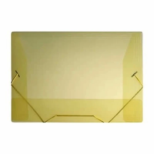 PASTA PLASTICA PLASCONY AMARELA A 02