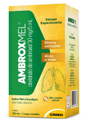 AMBROXMEL SABOR MEL COM EUCALIPTO 30 MG AMBROXMED