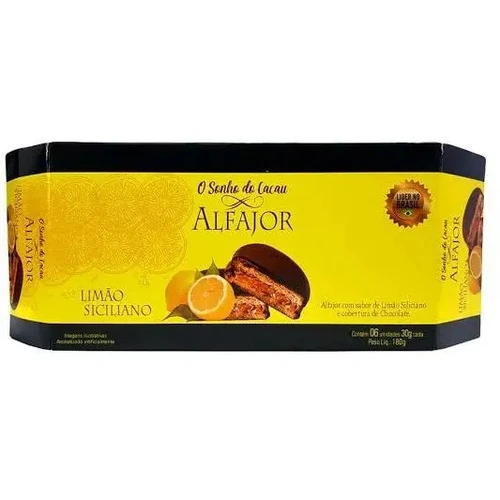 ALFAJOR 180G LIMÃO SICILIANO