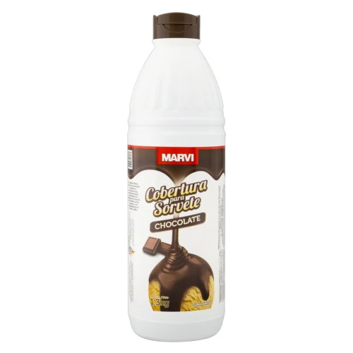 COBERTURA PARA SORVETE CHOCOLATE MARVI SQUEEZE 1 3KG