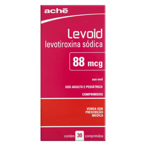 LEVOID 88MCG ACHÊCAIXA 30 COMPRIMIDOS