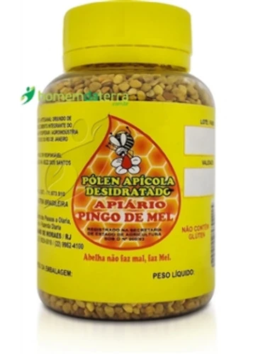POLÉN APÍCOLA DESIDRATADO APIÁRIO PINGO DE MEL 100G