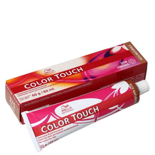 TINTURA SEMI PERMANENTE 60G 7 1 LOURO MÉDIO ACINZENTADO UNIT COLOR TOUCH