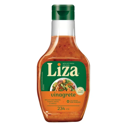 MOLHO PARA SALADA VINAGRETE LIZA SQUEEZE 234ML