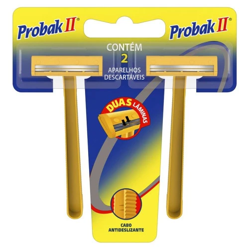 APARELHO DE BARBEAR GILLETTE PROBAK II 2 UNIDADES