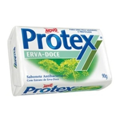 SABONETE EM BARRA ANTIBACTERIANO ERVA DOCE PROTEX ENVOLTÓRIO 85G