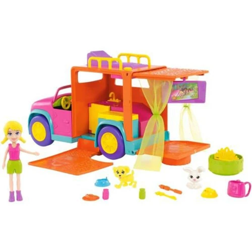 CARRO POLLY POCKET ACAMPAMENTO
