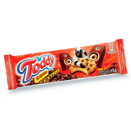 BISCOITO COOKIE EXTRA TODDY 75G BISC COOKIE EXTRA TODDY 75G
