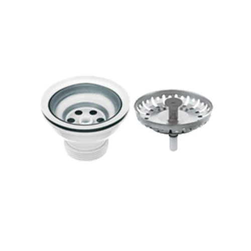 VÁLVULA DE ESCOAMENTO PARA PIAS E CUBAS 3 1 2" INOX TRAMONTINA