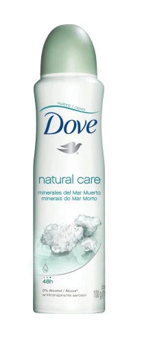 DESODORANTE ANTITRANSPIRANTE AEROSOL NATURAL CARE 150ML DOVE