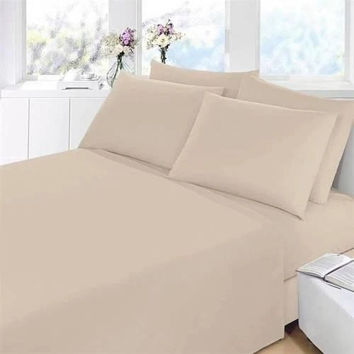 FRONHA ANTIALÉRGICA 50X70 100% ALGODÃO BEGE 2 PÇ