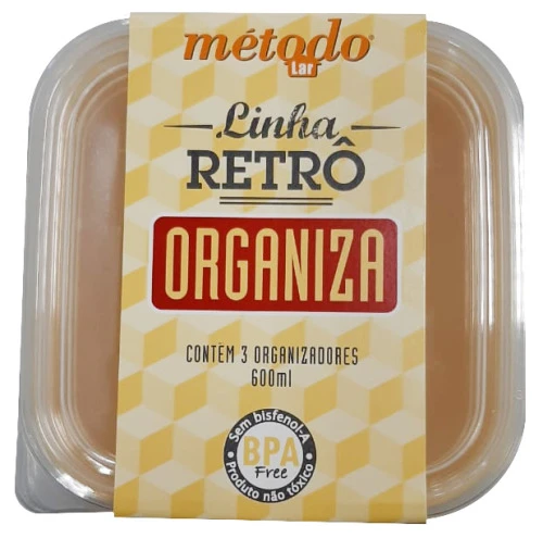 KIT METODO COM 03 600ML AMARELO QUADRADO