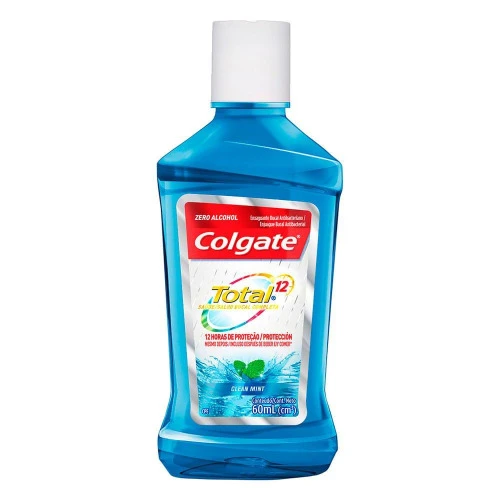 ENXAGUANTE BUCAL CLEAN MINT COLGATE TOTAL 12 60ML