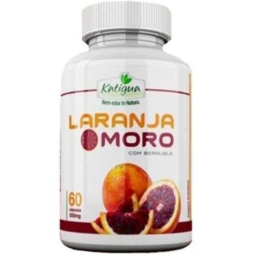 LARANJA MORO BERINJELA 500MG 60CAPS KATIGUA