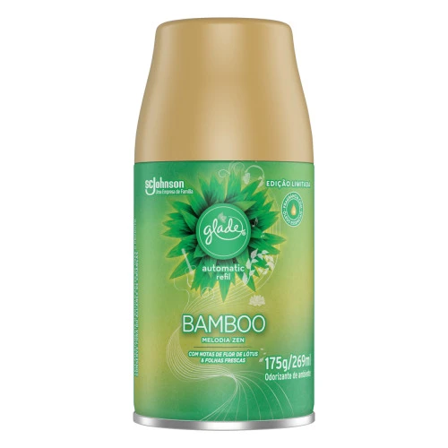ODORIZADOR DE AMBIENTE BAMBOO GLADE AUTOMATIC FRASCO 269ML REFIL