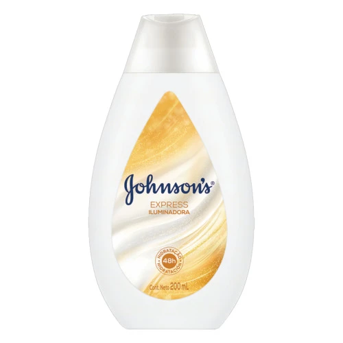 LOÇÃO DEO HIDRATANTE ILUMINADORA JOHNSONS EXPRESS FRASCO 200ML