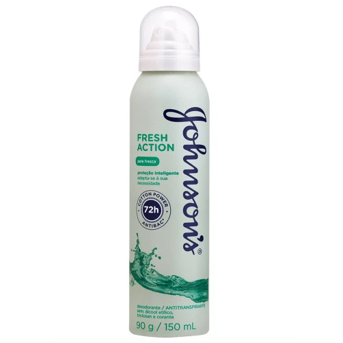 DESODORANTE AEROSOL JOHNSON JOHNSON 150ML FRESH ACTION UNIT