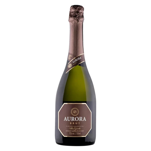 ESPUMANTE NACIONAL BRUT BRANCO AURORA GARRAFA 750ML