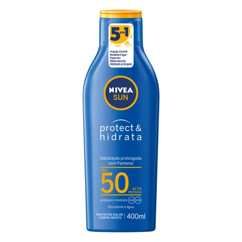 PROTETOR SOLAR PROTECT HIDRATA FPS 50 NIVEA SUN FRASCO 400ML
