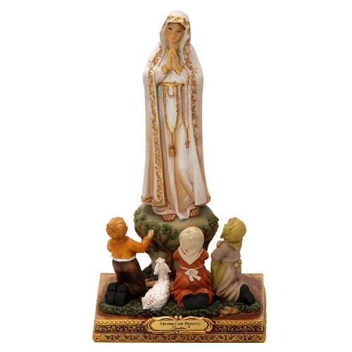 N SRA FATIMA COM PASTORES 10CM