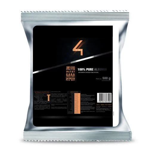 PURE ALBUMINA SEM SABOR 500G 4 FUEL