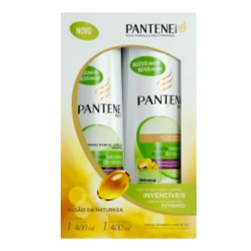 KIT SHAMPOO  CONDICIONADOR PANTENE FUSÃO DA NATUREZA 400ML