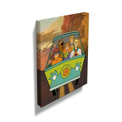 QUADRO TELA URBAN 40X50CM SCOOBY DOO EVERYBODY