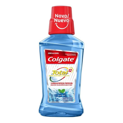 ENXAGUANTE BUCAL COLGATE TOTAL 12 CLEAN MINT 250ML