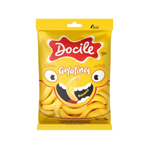 BALA GELATINES DOCILE BANANA