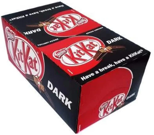 CHOCOLATE KIT KAT DARK MEIO AMARGO COM 24UN NESTLÉ
