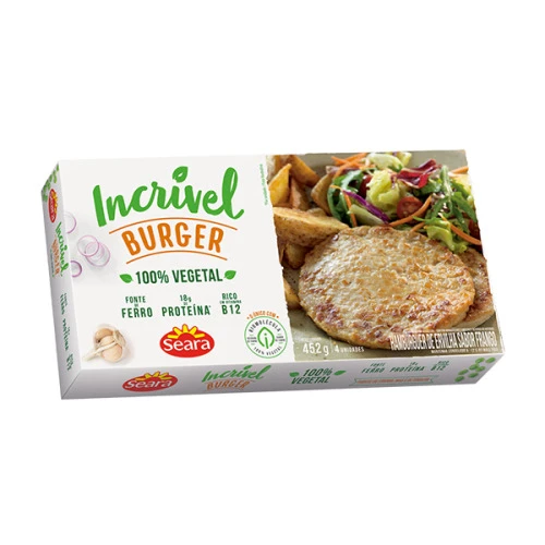 HAMBÚRGUERERVILHA SABOR FRANGO SEARA 452G