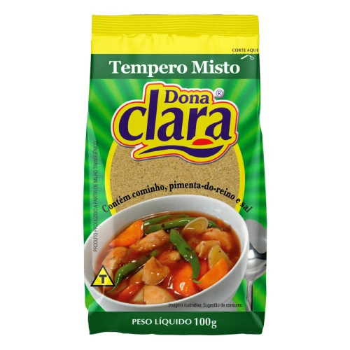 TEMPERO MISTO DONA CLARA PACOTE 100G