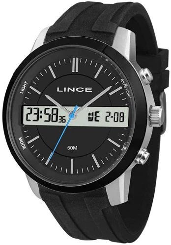 RELÓGIO LINCE MASCULINO ANADIGI MAP4490S P1PX PRATA