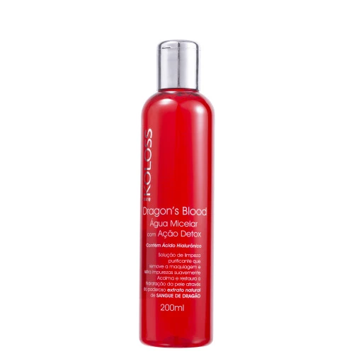 KOLOSS DRAGONS BLOOD ÁGUA MICELAR COM AÇÃO DETOX 200ML