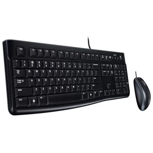 TECLADO E MOUSE ÓPTICO MK120 USB PRETO LOGITECH