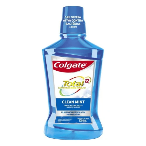 ENXAGUANTE BUCAL COLGATE TOTAL 12 CLEAN MINT 1 LITRO