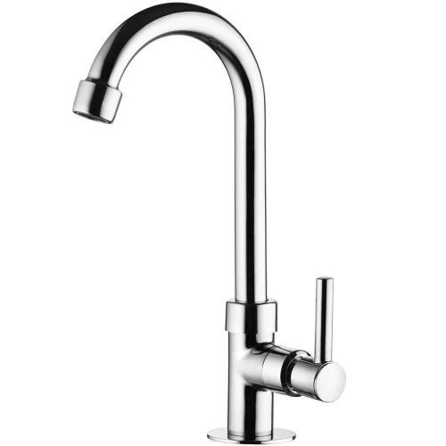 TORNEIRA PARA LAVATÓRIO DE MESA BICA ALTA LORENFIT SLIM CROMADA