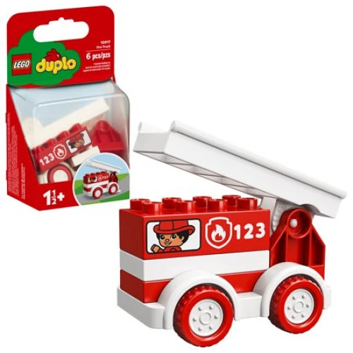BRINQUEDO DE CONSTRUÇÃO LEGO DUPLO MEU PRIMEIRO CAMINHÃO DE BOMBEIROS 10917 6 PEÇAS